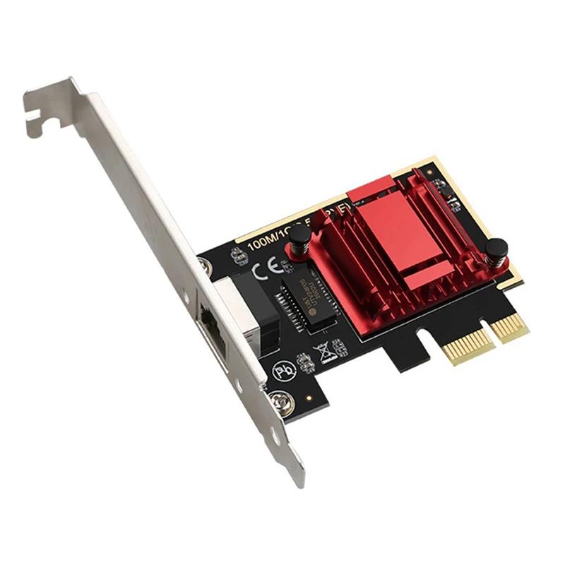 ⰡƮ ̴ PCIE Ʈũ ī Ĩ, RJ45 LAN PC, RTL8125B, 10, 100, 2500Mbps, 1Gbps, 2.5Gbps
